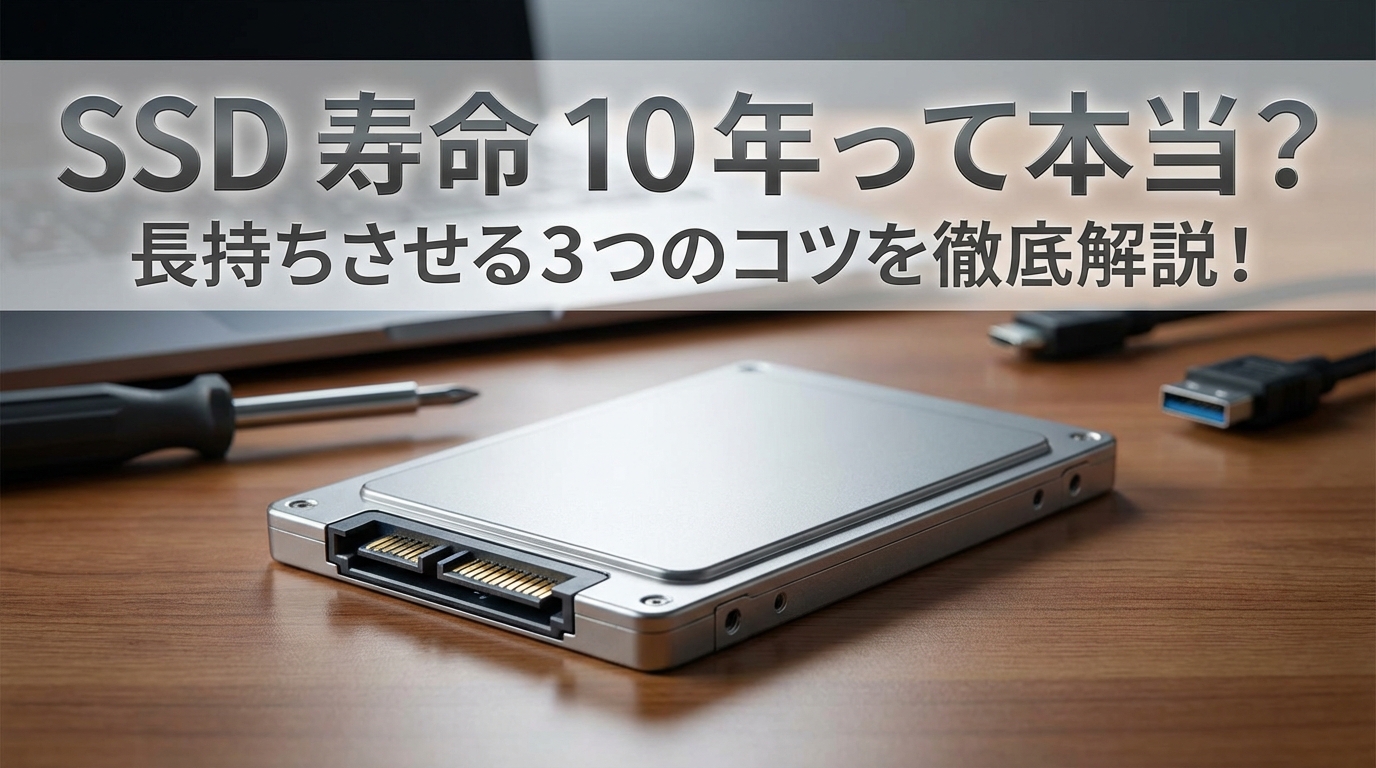 ssd 寿命 10年って本当?長持ちさせる3つのコツを徹底解説!