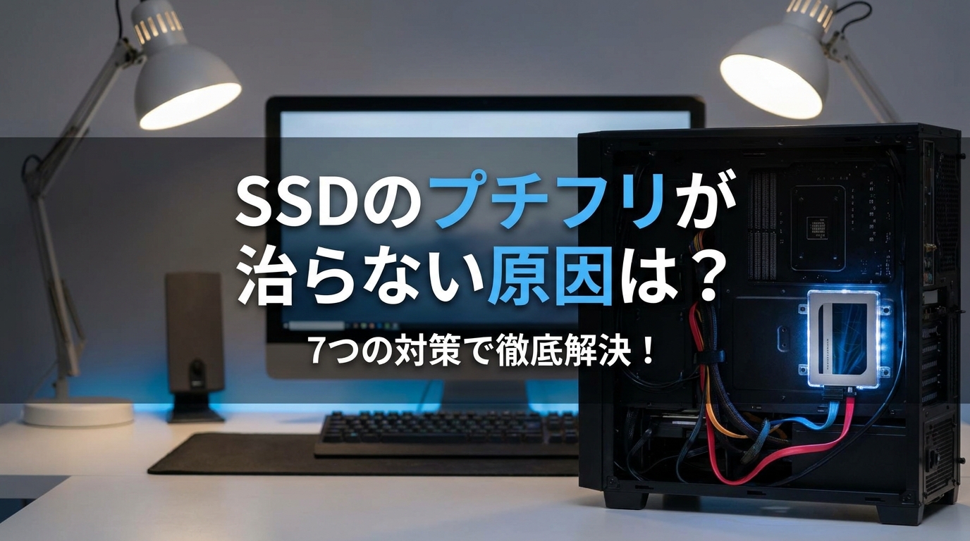 ssdのプチフリが治らない原因は？7つの対策で徹底解決！