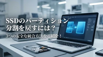 SSDのパーティション分割を戻すには？3つの安全な統合方法をご紹介！