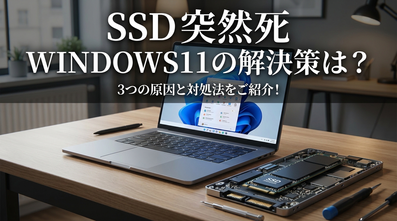 ssd 突然死 windows11の解決策は?3つの原因と対処法をご紹介!