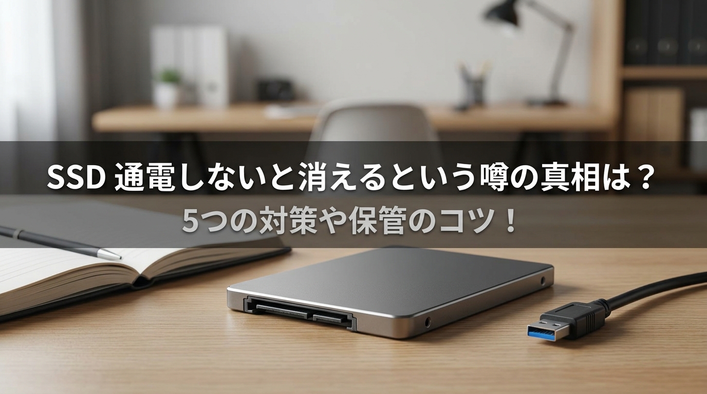 ssd 通電しないと消えるという噂の真相は?5つの対策や保管のコツ!