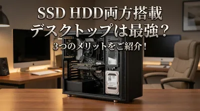 SSD HDD 両方搭載 デスクトップは最強？3つのメリットをご紹介！