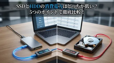 SSDとHDDの消費電力はどっちが低い？5つのポイントで徹底比較！
