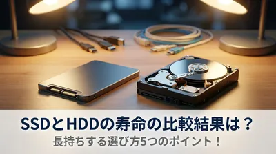 SSDとHDDの寿命の比較結果は？長持ちする選び方5つのポイント！