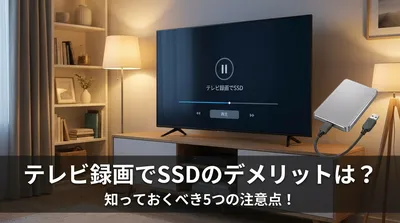 テレビ録画でSSDのデメリットは？知っておくべき5つの注意点！
