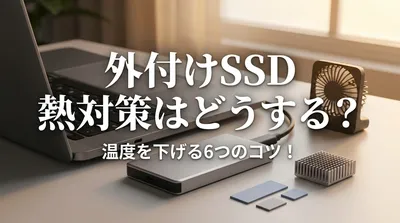 外付けSSD 熱対策はどうする？温度を下げる6つのコツ！