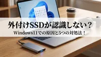 外付けSSDが認識しない？Windows11での原因と5つの対処法！
