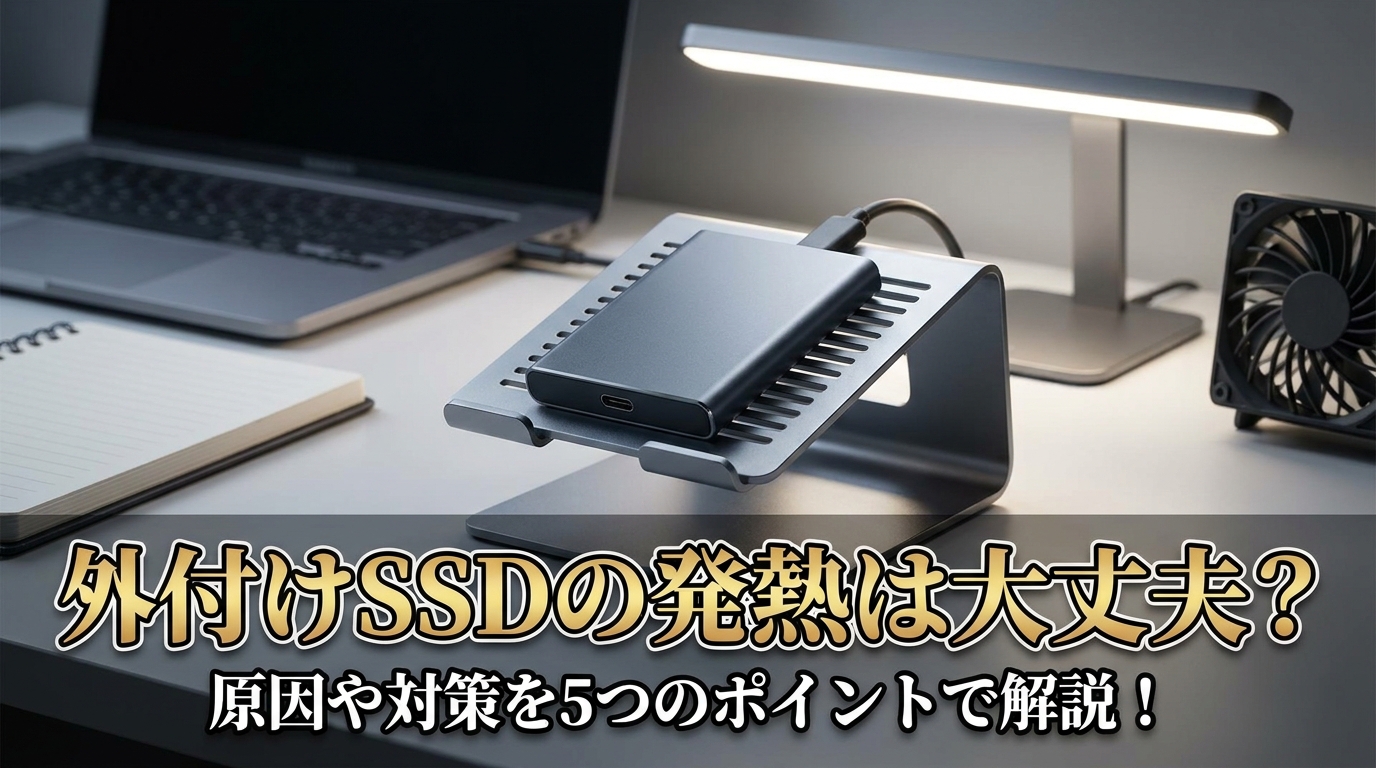 外付けSSDの発熱は大丈夫？原因や対策を5つのポイントで解説！