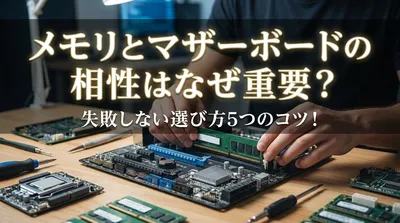 メモリとマザーボードの相性はなぜ重要？失敗しない選び方5つのコツ！