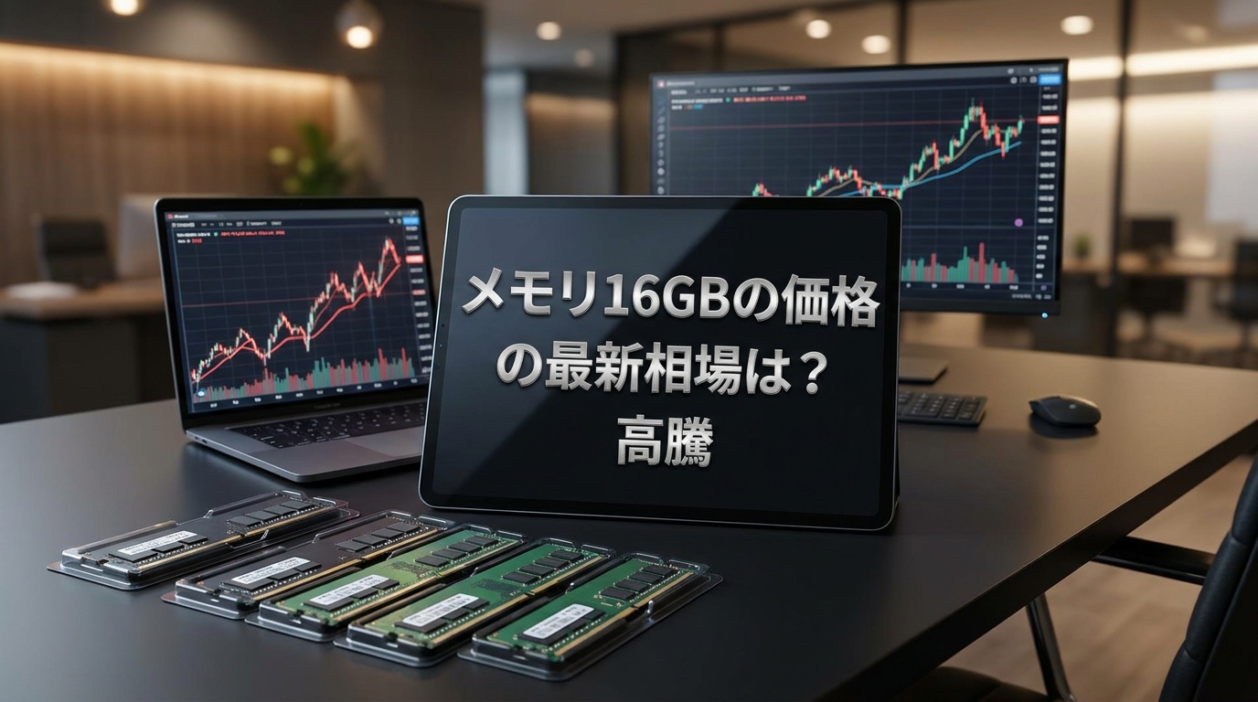 メモリ16GBの価格の最新相場は？高騰の理由や選び方など徹底解説！
