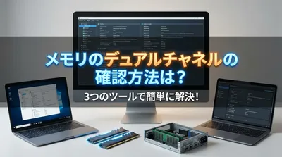 メモリのデュアルチャネルの確認方法は？3つのツールで簡単に解決！