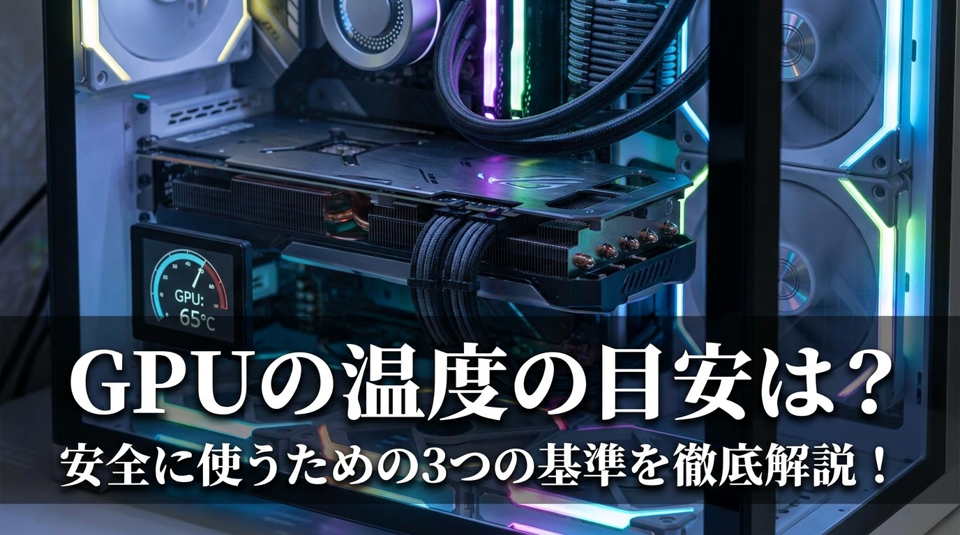 GPUの温度の目安は？安全に使うための3つの基準を徹底解説！