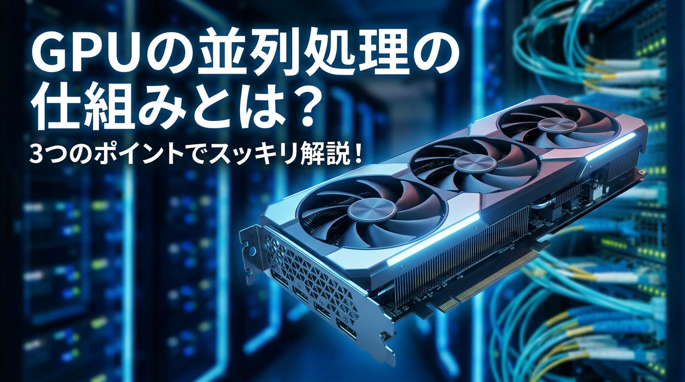 GPUの並列処理の仕組みとは？3つのポイントでスッキリ解説！