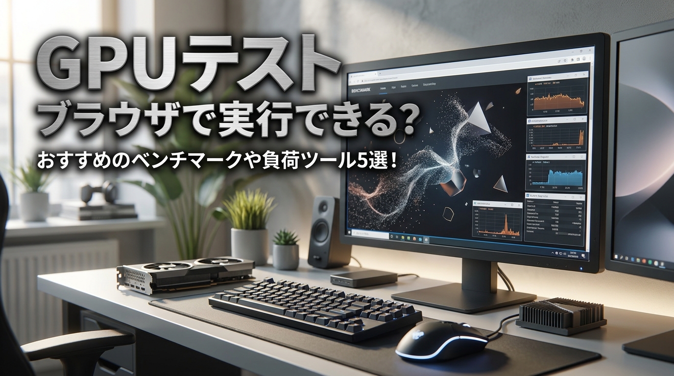 GPU テスト ブラウザで実行できる？おすすめのベンチマークや負荷ツール5選！