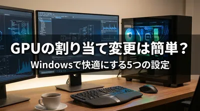 GPUの割り当て変更は簡単？Windowsで快適にする5つの方法！