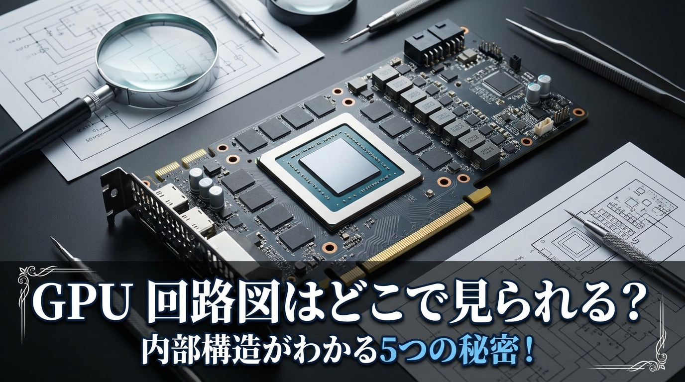 GPU 回路図はどこで見られる？内部構造がわかる5つの秘密！
