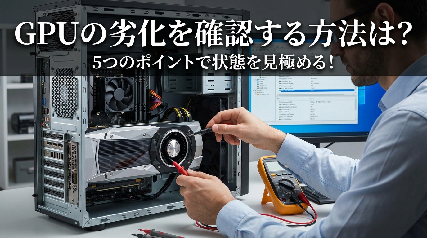 GPUの劣化を確認する方法は?5つのポイントで状態を見極める!