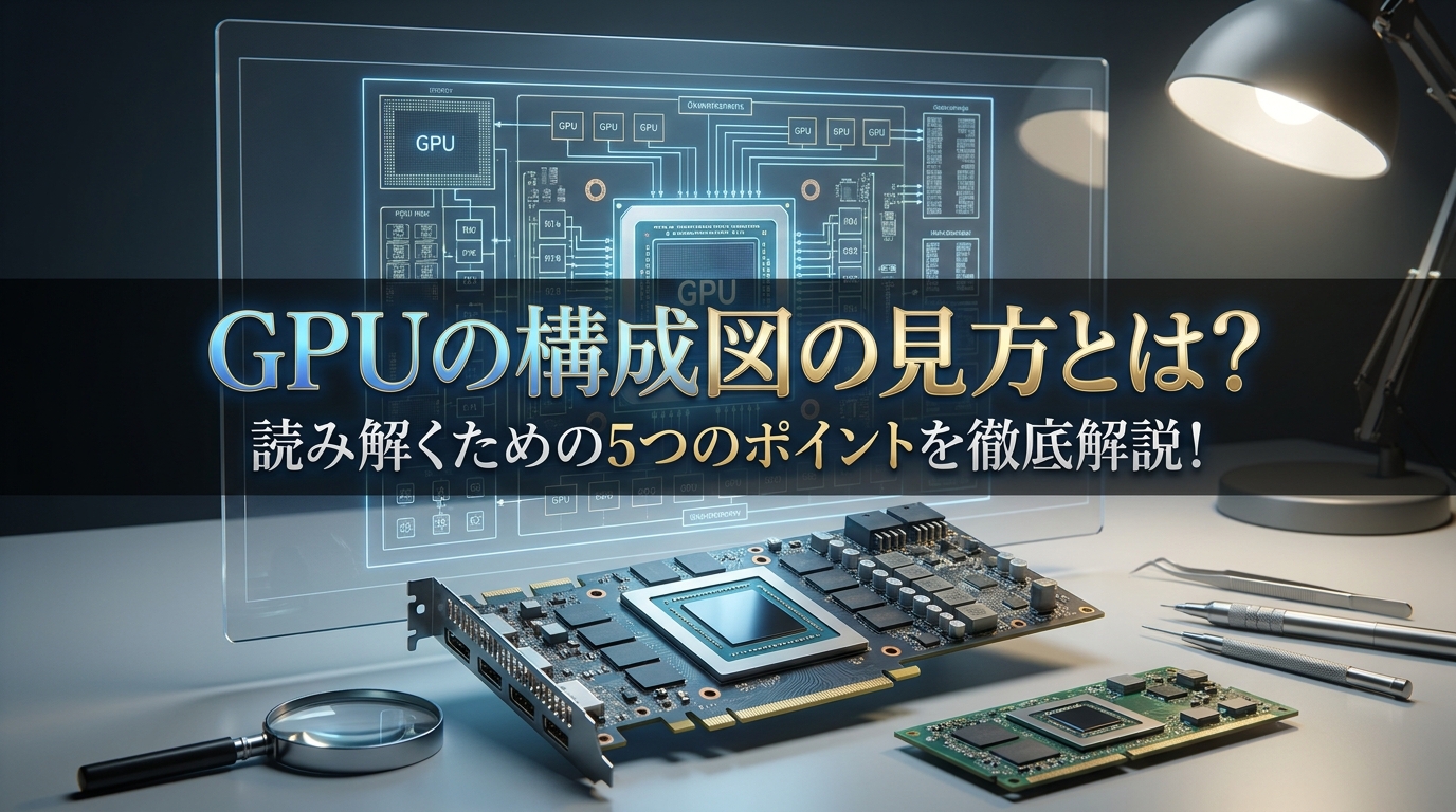 GPUの構成図の見方とは？読み解くための5つのポイントを徹底解説！
