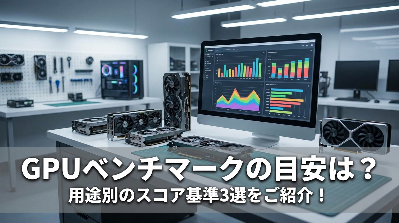 GPUベンチマークの目安は？用途別のスコア基準3選をご紹介！