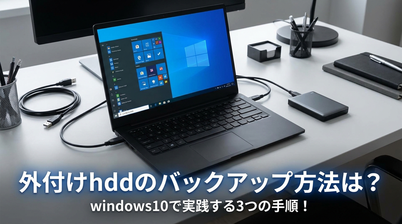 外付けhddのバックアップ方法は？windows10で実践する3つの手順！
