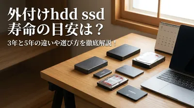 外付けhdd ssd 寿命の目安は？3年と5年の違いや選び方を徹底解説！