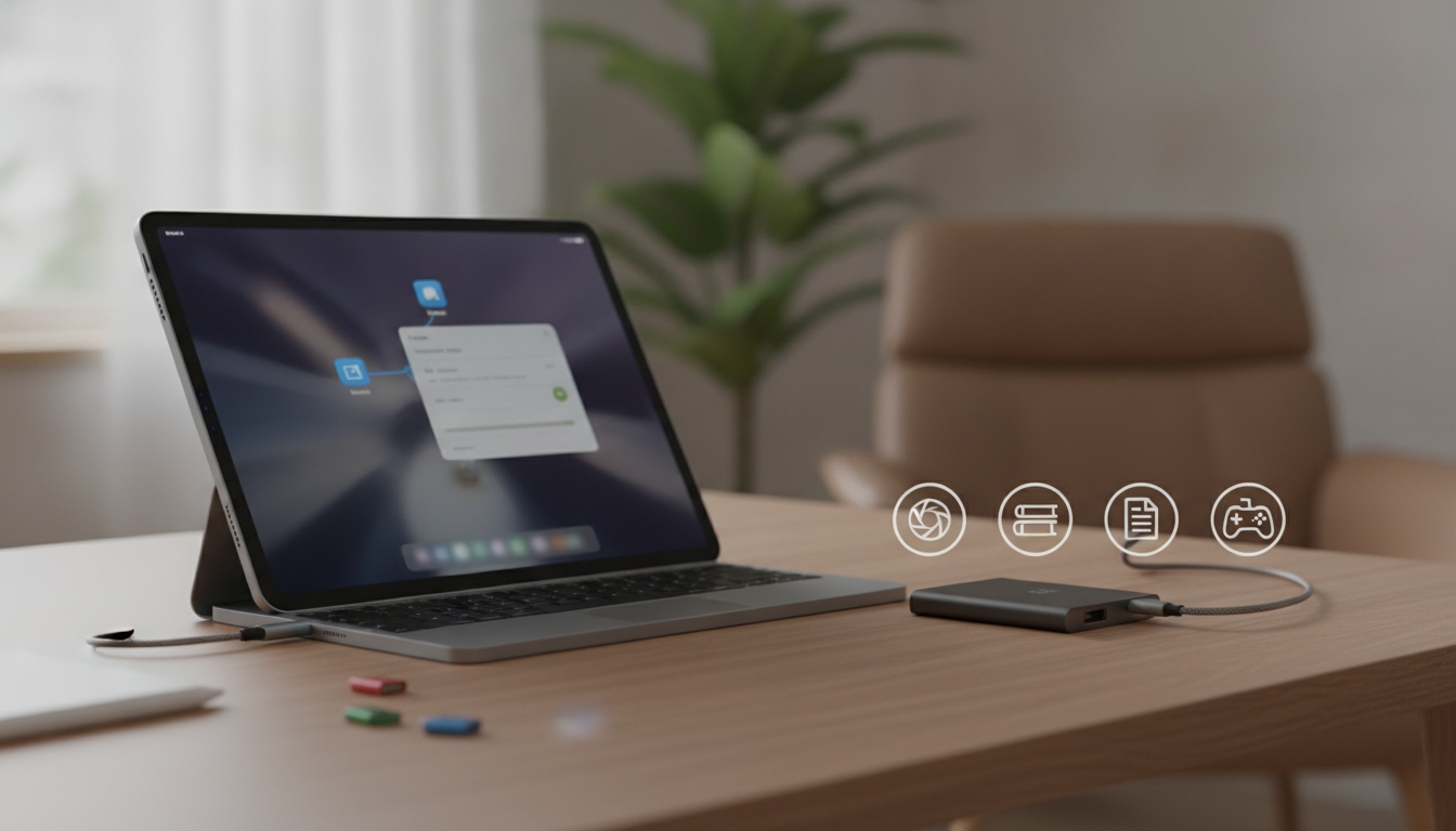 iPadの容量不足には外付けSSDの活用がとってもおすすめです