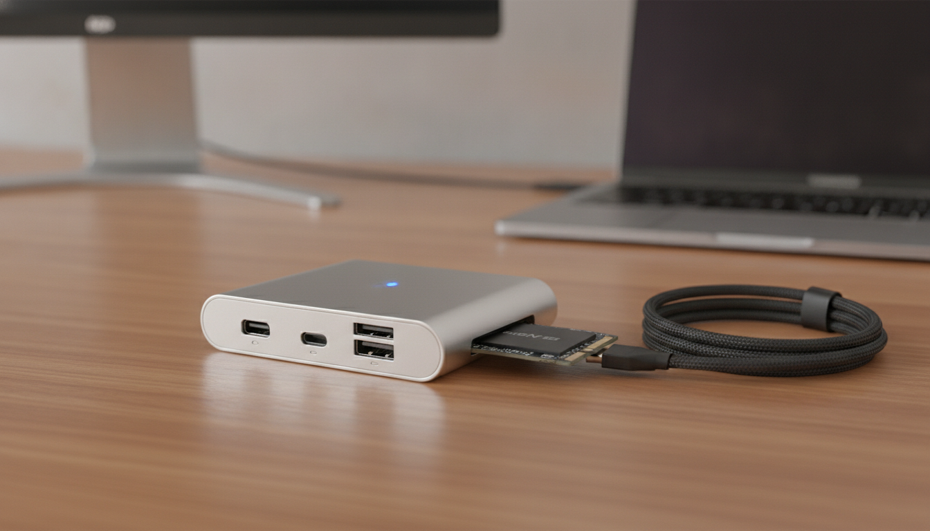 外付けSSD リーダーとは、SSDを便利に使うための「ケース」や「多機能アイテム」のことです