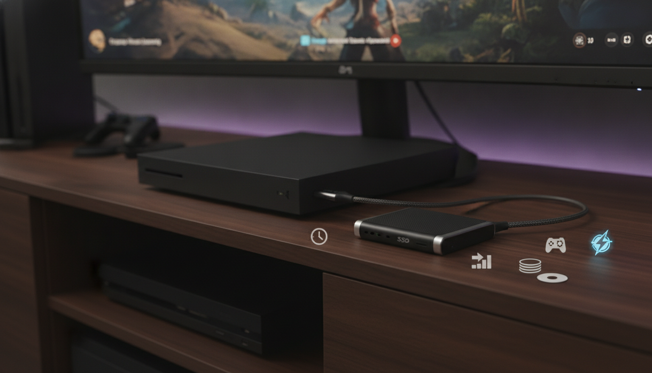 外付けSSDはゲーム用として非常に優秀なアイテムです