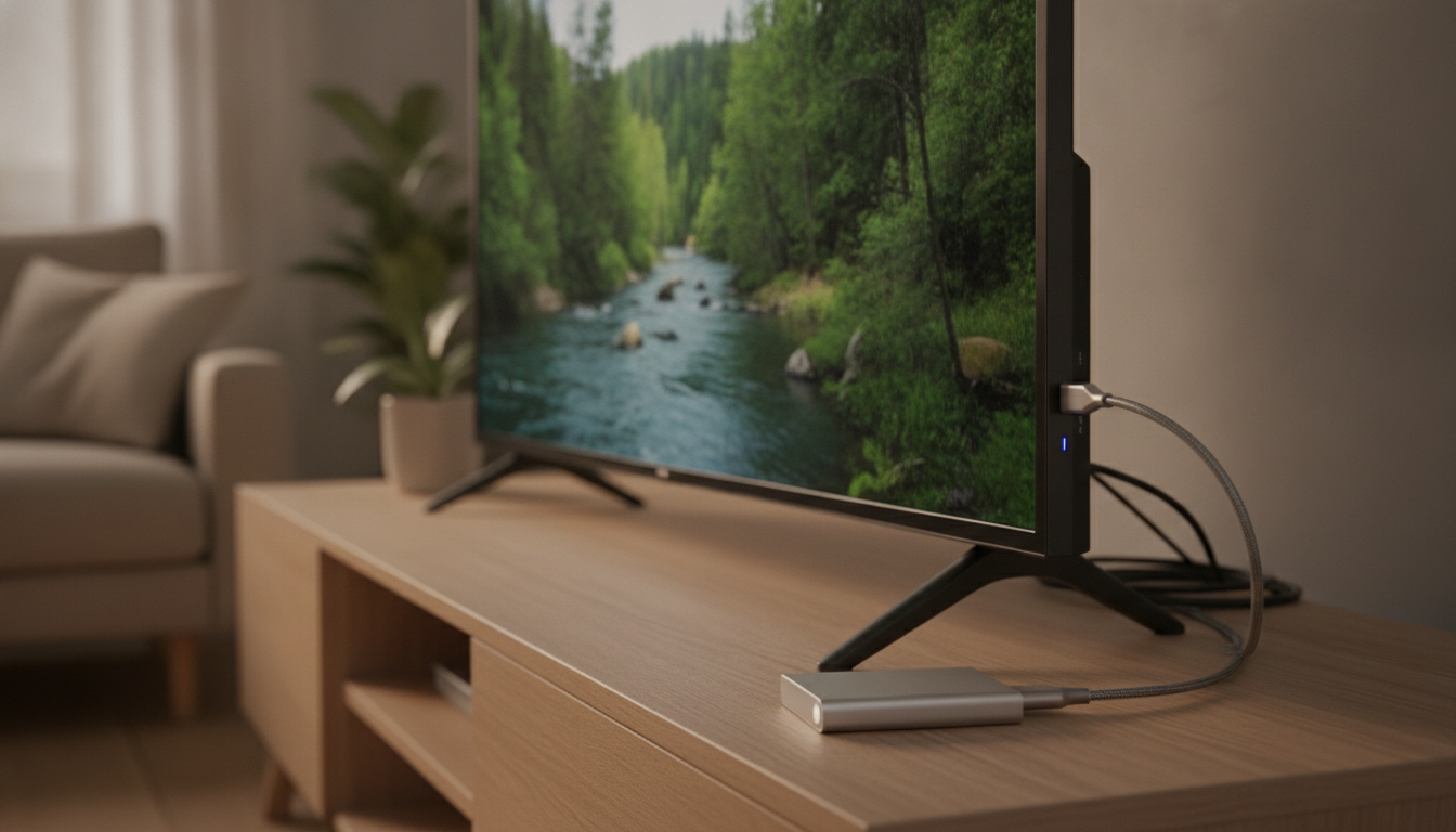 外付けSSDをテレビで使うときの具体的なイメージを３つご紹介！