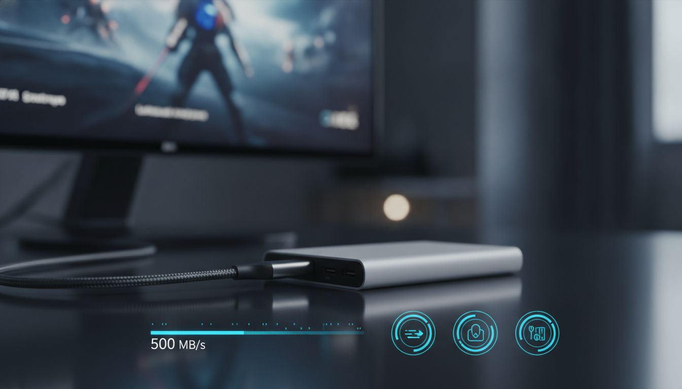 外付けSSDでゲームを遊ぶなら速度は「500MB/s以上」が目安！