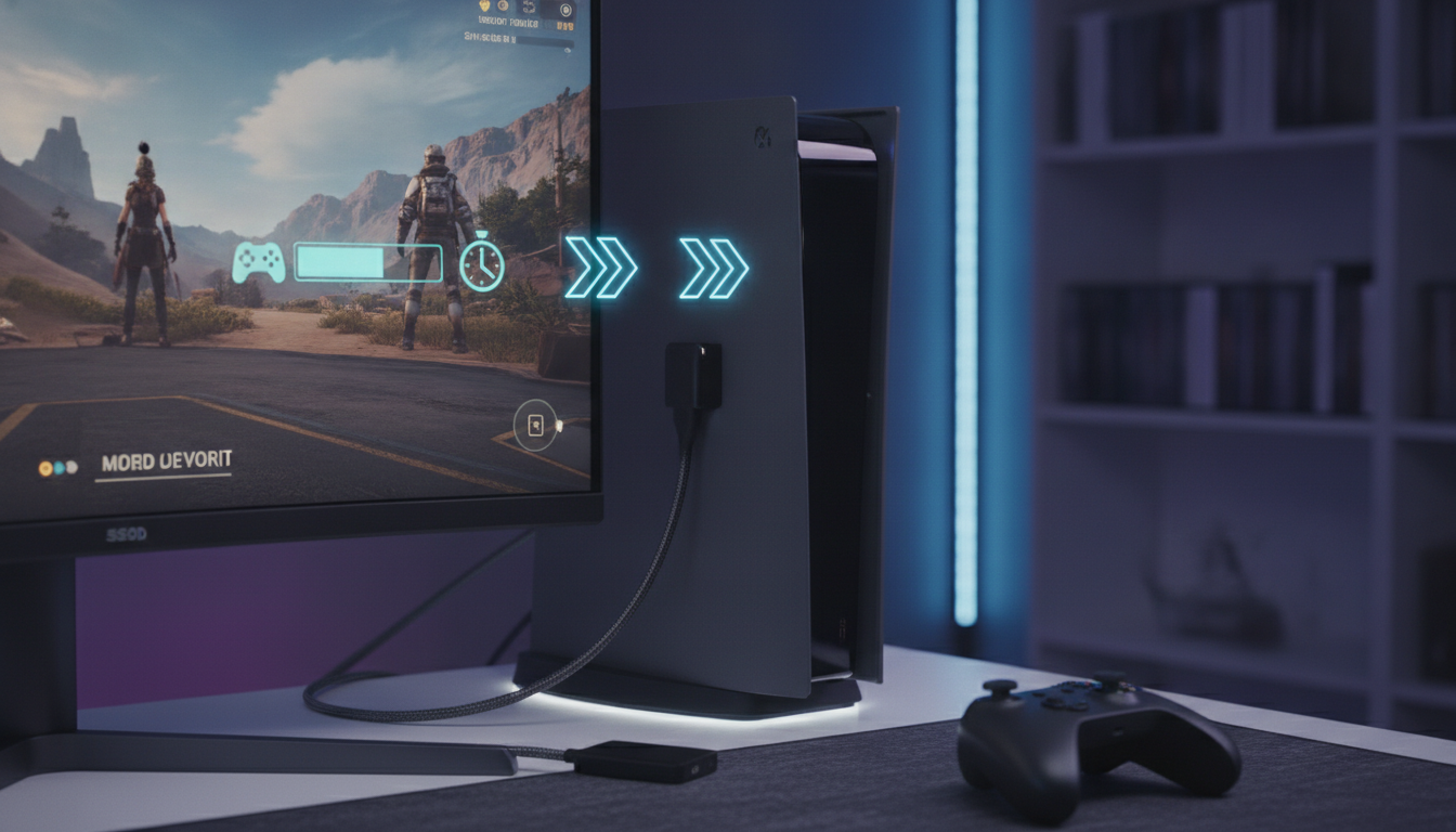 外付けSSDはゲームの容量不足を解消してロード時間も短縮できるんです