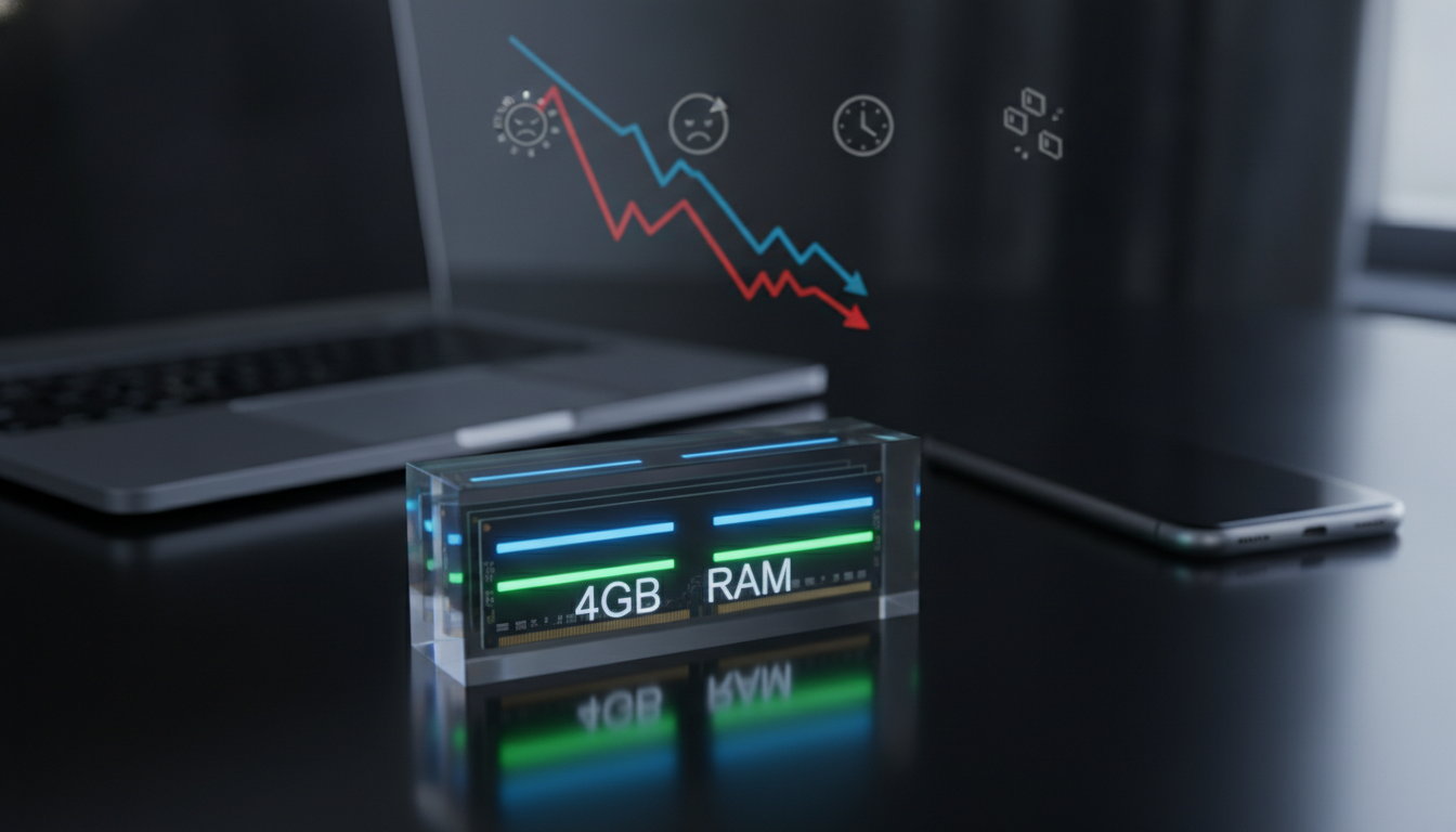 なぜメモリ4GBだと少し厳しいと感じる場面があるのか？3つの理由を解説します