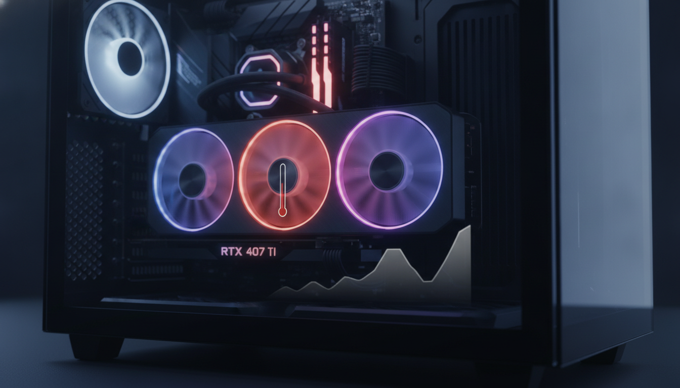 RTX 4070 Tiの適正温度は60〜75℃前後！上限の目安は85℃です