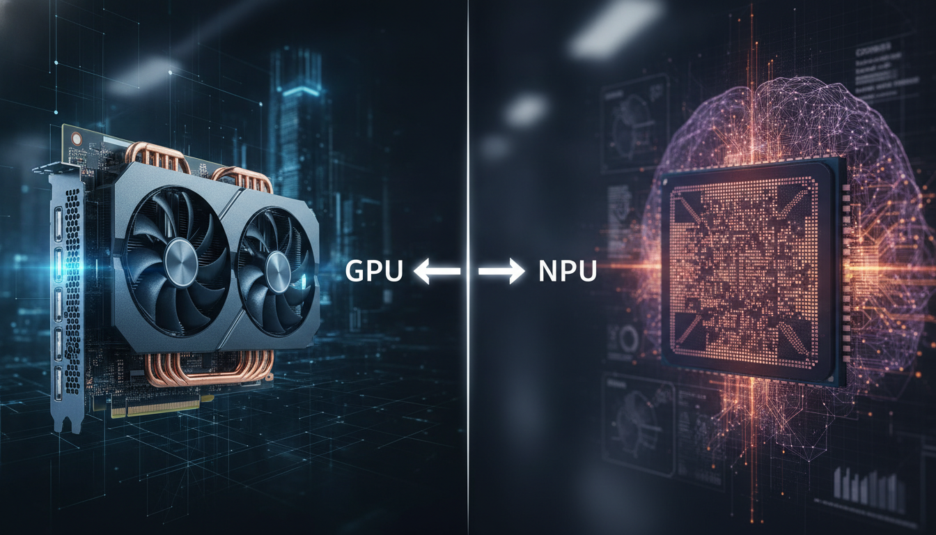 なぜGPUとNPUには違いがあるの？3つの視点で理由を解説！
