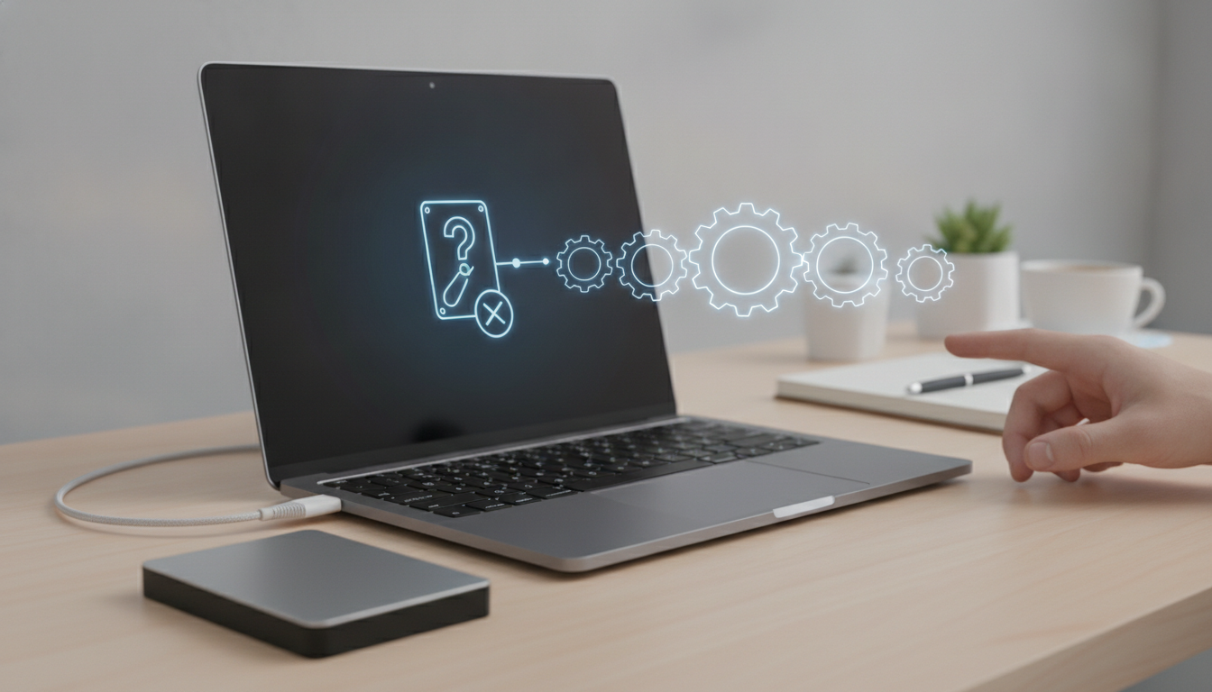 一緒に解決!外付けhddがmacで認識しないときの具体的な対処法5選