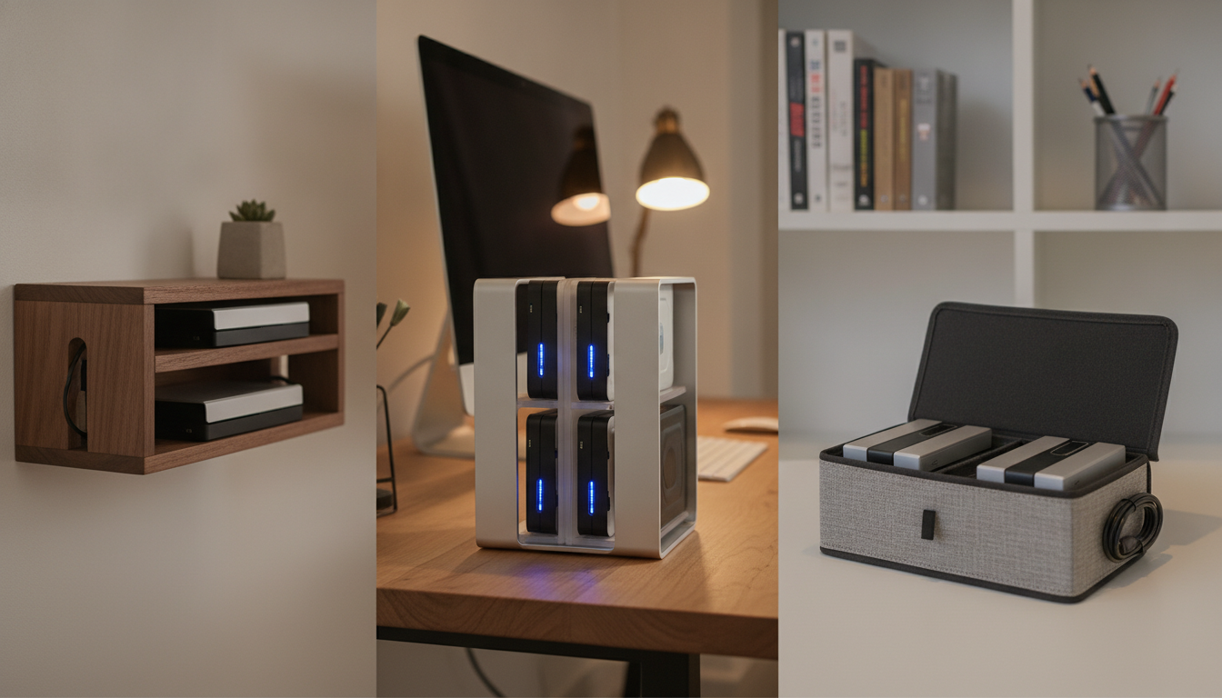 外付けHDDを安全に省スペース化する具体的な収納アイデア3選
