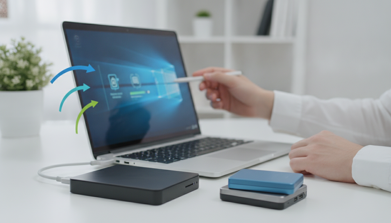 Windows10で実践！外付けHDDへのバックアップ方法3つの具体例